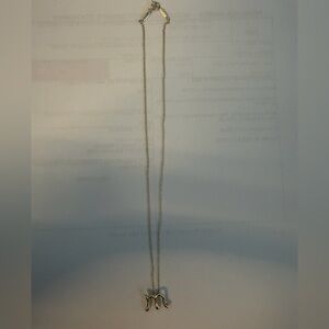 Tiffany & Co Elsa Peretti  Silver Initial Necklace